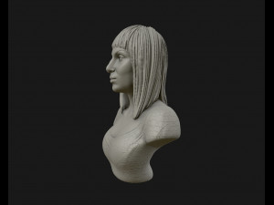 cher portrait sculpture ready to 3d print 3d print model 3D Print Model