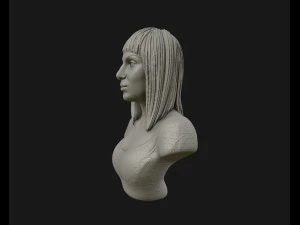 cher portrait sculpture ready to 3d print 3d print model 3D Print Model