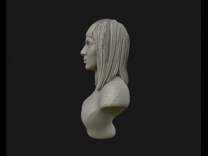 cher portrait sculpture ready to 3d print 3d print model 3D Print Model