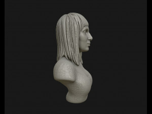 cher portrait sculpture ready to 3d print 3d print model 3D Print Model