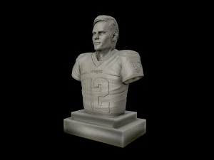 tom brady 3d sculpture 3d print model 3D Print Model