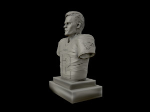 tom brady 3d sculpture 3d print model 3D Print Model