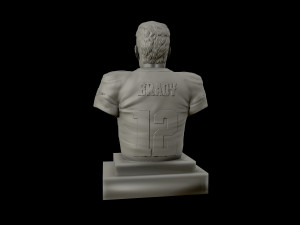 tom brady 3d sculpture 3d print model 3D Print Model