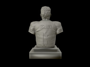 tom brady 3d sculpture 3d print model 3D Print Model