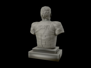 tom brady 3d sculpture 3d print model 3D Print Model