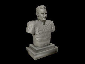 tom brady 3d sculpture 3d print model 3D Print Model