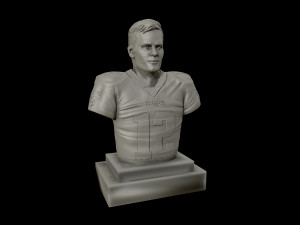 tom brady 3d sculpture 3d print model 3D Print Model