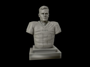 tom brady 3d sculpture 3d print model 3D Print Model