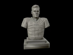 tom brady 3d sculpture 3d print model 3D Print Model
