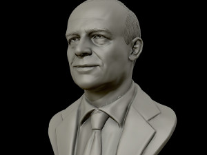 dwight d eisenhower portrait sculpture 3d print model 3D-printmodel