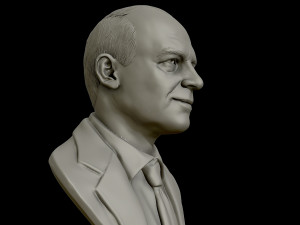 dwight d eisenhower portrait sculpture 3d print model 3D-printmodel