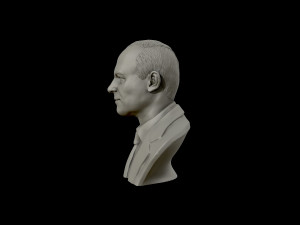 dwight d eisenhower portrait sculpture 3d print model 3D-printmodel