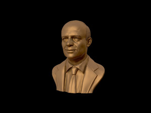 dwight d eisenhower portrait sculpture 3d print model 3D-printmodel