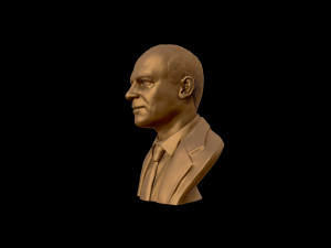 dwight d eisenhower portrait sculpture 3d print model 3D-printmodel