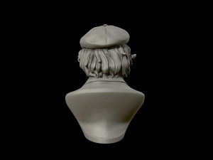 che guevara 3d portrait sculpture 3d print model 3Dプリントモデル