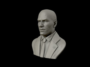 zinedine zidane sculpture 3d print model Modelo de impresión 3D