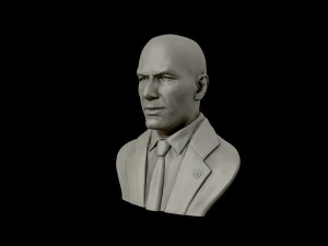 zinedine zidane sculpture 3d print model 3D Print Model