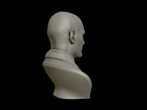 zinedine zidane sculpture 3d print model Modelo de impresión 3D