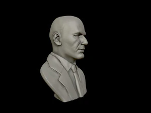 zinedine zidane sculpture 3d print model 3D Print Model