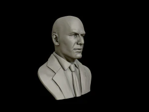 zinedine zidane sculpture 3d print model 3D Print Model