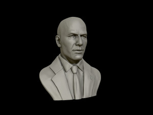 zinedine zidane sculpture 3d print model Modelo de impresión 3D