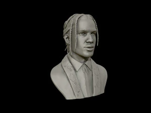 lo antes posible retrato rocoso escultura modelo de impresi&oacute;n 3d Modelo de impresión 3D