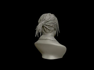 asap rocky portrait sculpture 3d print model 3D Print Model