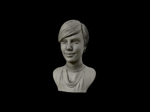 charlize theron 3d portrait sculpture Modello di stampa 3D