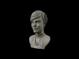 charlize theron 3d portrait sculpture Modello di stampa 3D