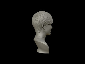 charlize theron 3d portrait sculpture Modello di stampa 3D