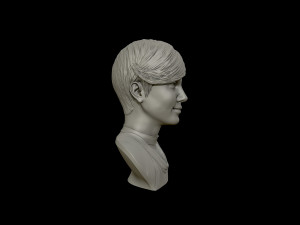 charlize theron 3d portrait sculpture Modello di stampa 3D