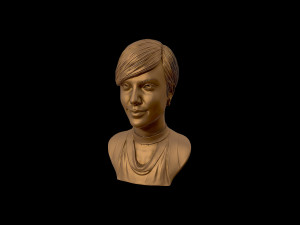 charlize theron 3d portrait sculpture Modello di stampa 3D