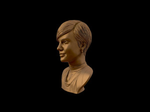 charlize theron 3d portrait sculpture Modello di stampa 3D