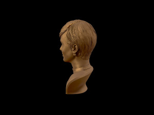charlize theron 3d portrait sculpture Modello di stampa 3D