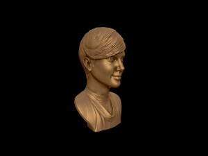 charlize theron 3d portrait sculpture Modello di stampa 3D