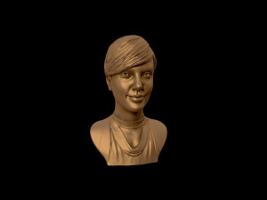 charlize theron 3d portrait sculpture Modello di stampa 3D