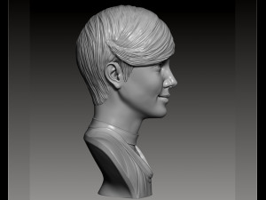charlize theron 3d portrait sculpture Modello di stampa 3D
