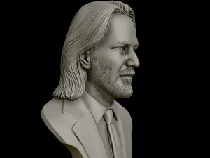keanu reeves 3d portrait sculpture 3D-Druckmodell