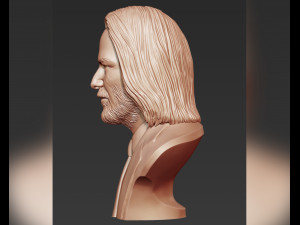 keanu reeves 3d portrait sculpture 3D-Druckmodell