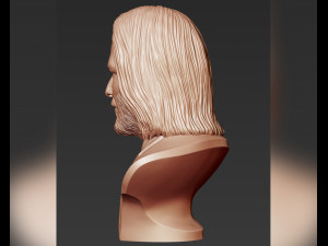 keanu reeves 3d portrait sculpture 3D-Druckmodell