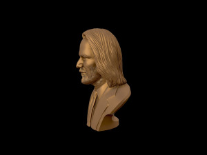 keanu reeves 3d portrait sculpture 3D-Druckmodell