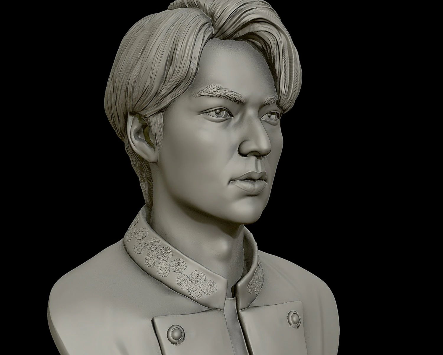 lee min ho 3d portrait model 3D Print Model .c4d .max .obj .3ds .fbx .stl .blend 