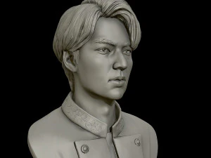 model potret 3d lee min ho Model Cetak 3D