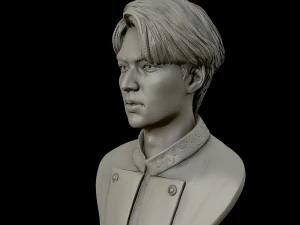 lee min ho 3d portrait model 3D Print Model