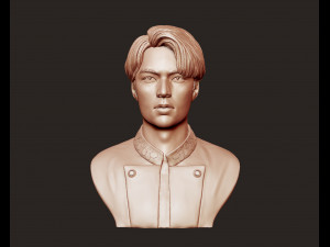 lee min ho 3d portrait model 3D Baskı Modeli