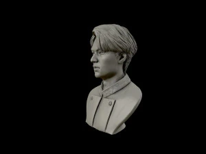 lee min ho 3d portrait model 3D Print Model