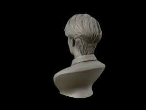 lee min ho 3d portrait model 3D Baskı Modeli