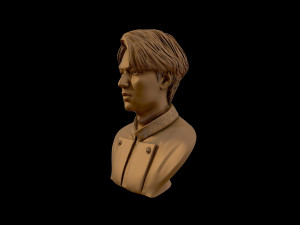 lee min ho 3d portrait model 3D Baskı Modeli