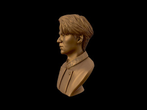 lee min ho 3d portrait model 3D Baskı Modeli