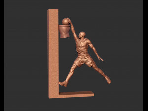 michael jordan dunk sculpture 3d print model 3D Принт Модель